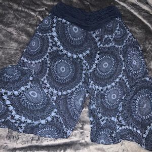 Blue Mandala stretchy pants